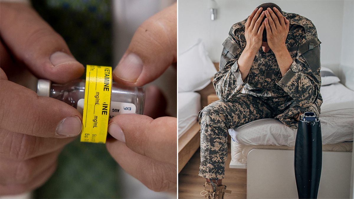 Ketamine Vile and Veteran Split Depressed
