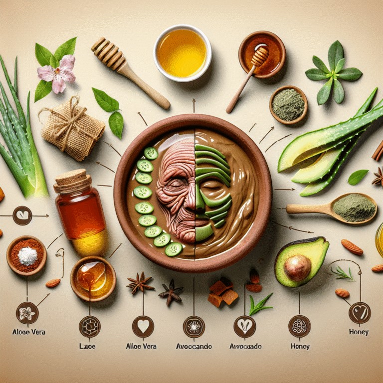 máscara anti-idade natural: ingredientes e benefícios