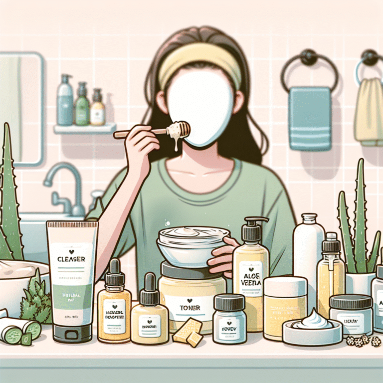 rotina diária de cuidados com a pele natural