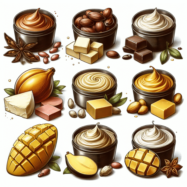 manteigas vegetais que hidratam profundamente a pele