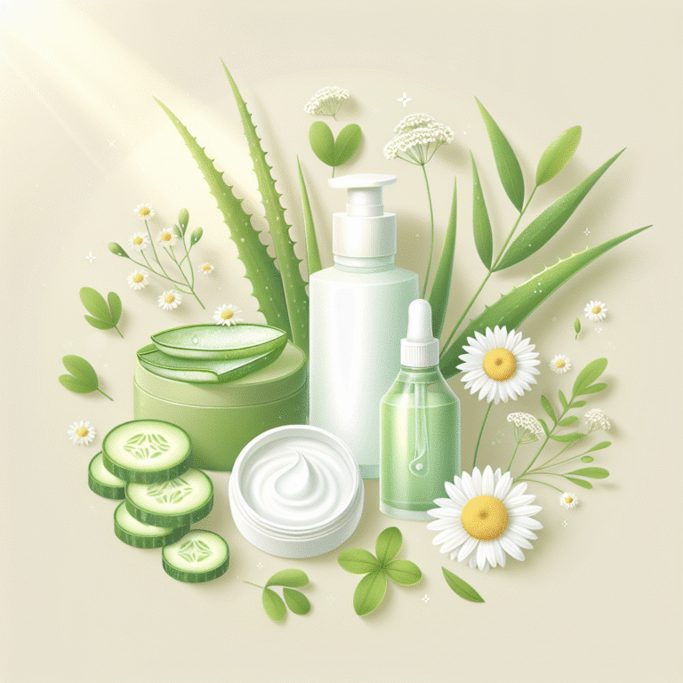 cuidados naturais para pele sensível