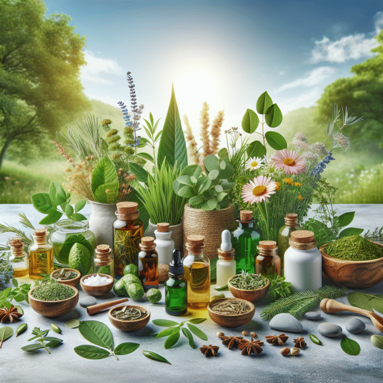 ervas medicinais para cuidados com a pele: natureza curativa