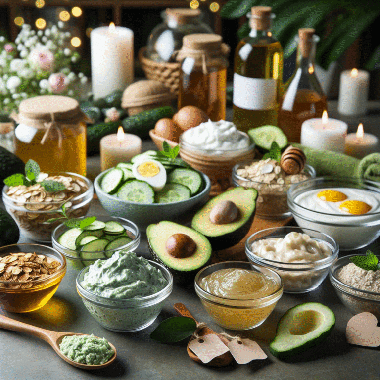 receitas de máscara facial natural para todos os tipos de pele