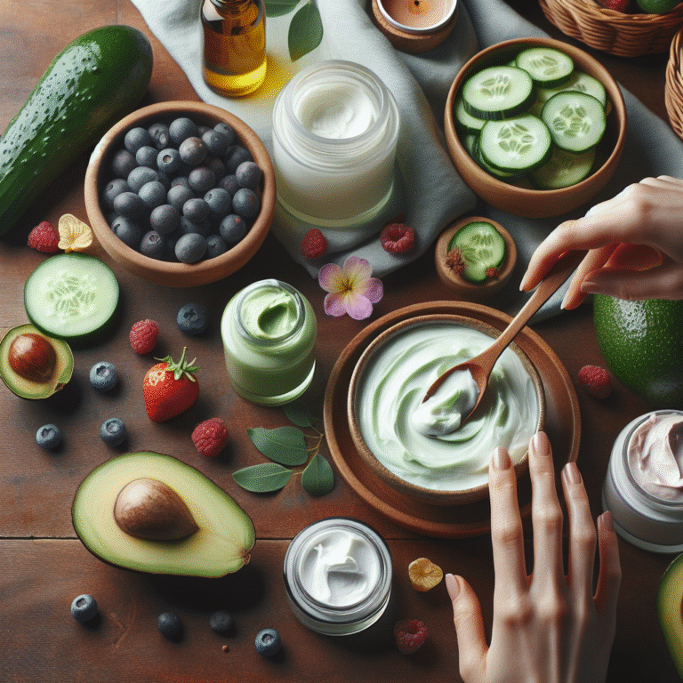 rotina de hidratação com produtos naturais