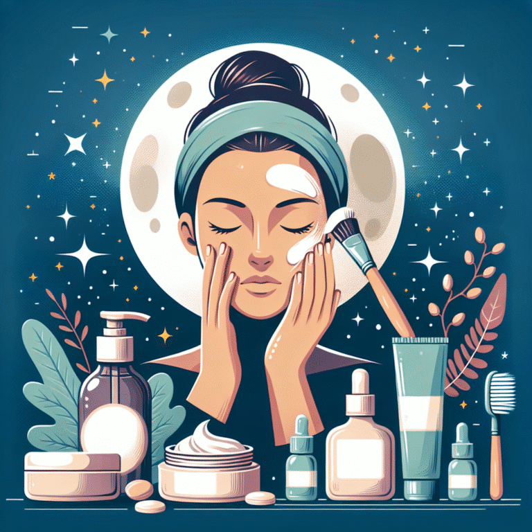 rotina noturna para pele saudável