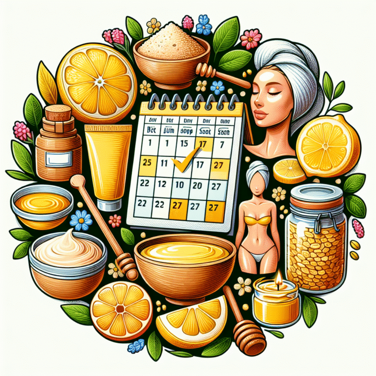 Rotina de peeling natural semanal