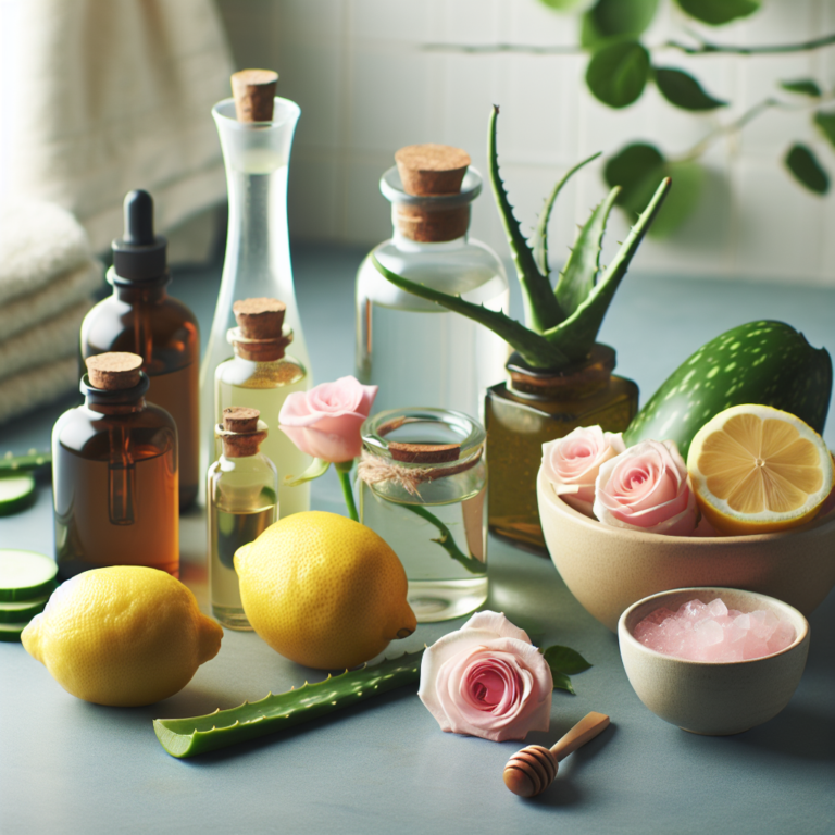 tônico facial caseiro: ingredientes e benefícios