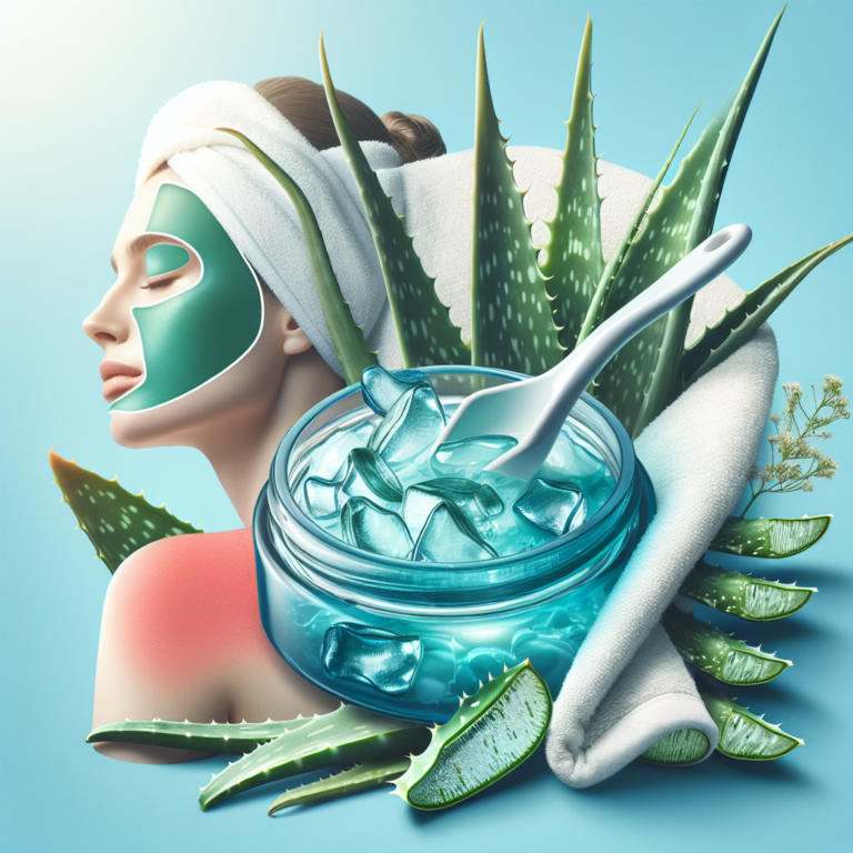 receita de máscara calmante para queimaduras leves e irritações.