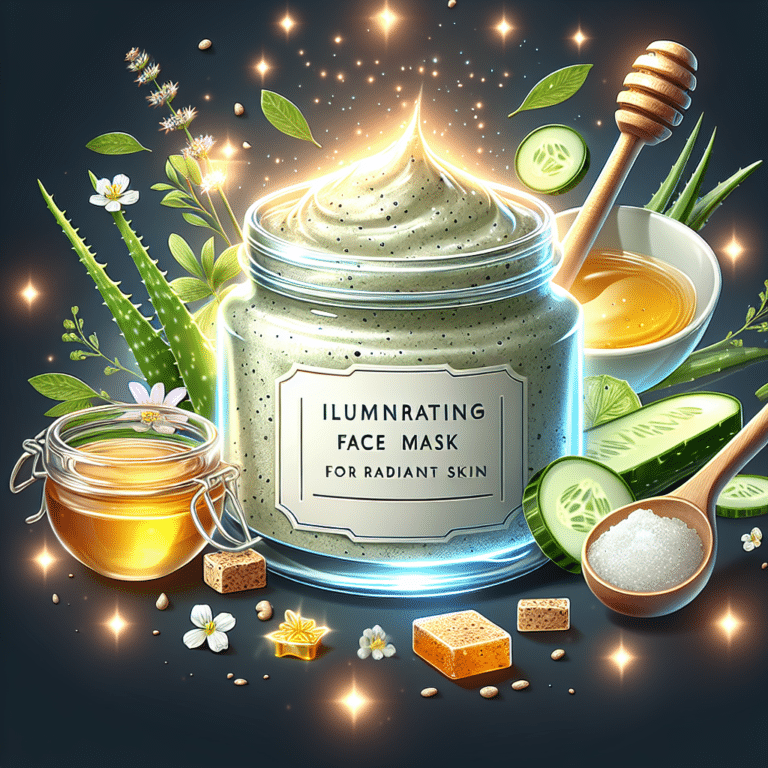 receita de máscara iluminadora para uma pele radiante