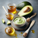 receita de máscara facial natural com abacate e mel